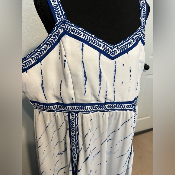 Roaman's Handkerchief Hem Maxi Dress EUC - Picture 2 of 6